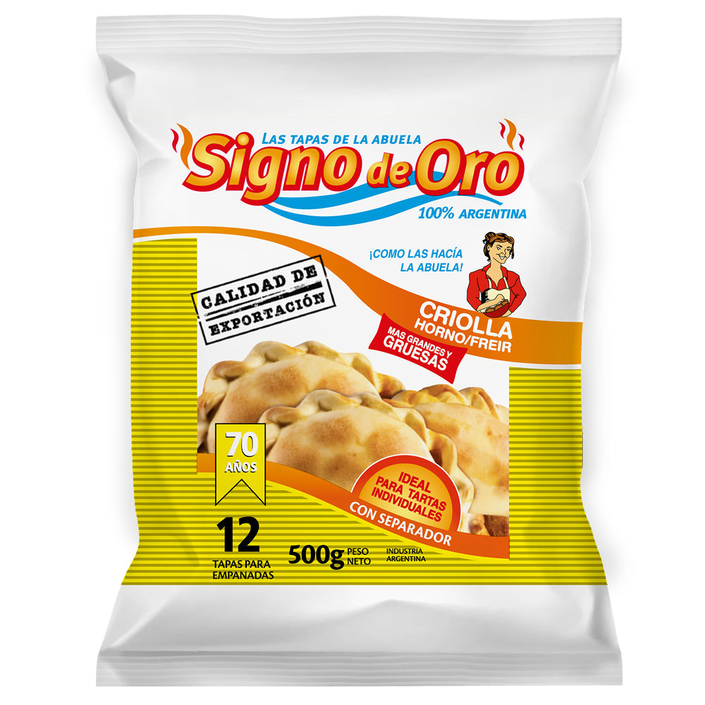 30 docenas de tapas de empanada