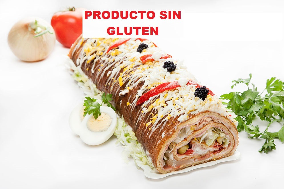 Pionono relleno salado SIN GLUTEN