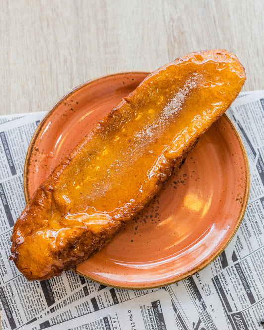 Torrija de leche y miel