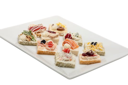 Packs de canapés de pan de miga