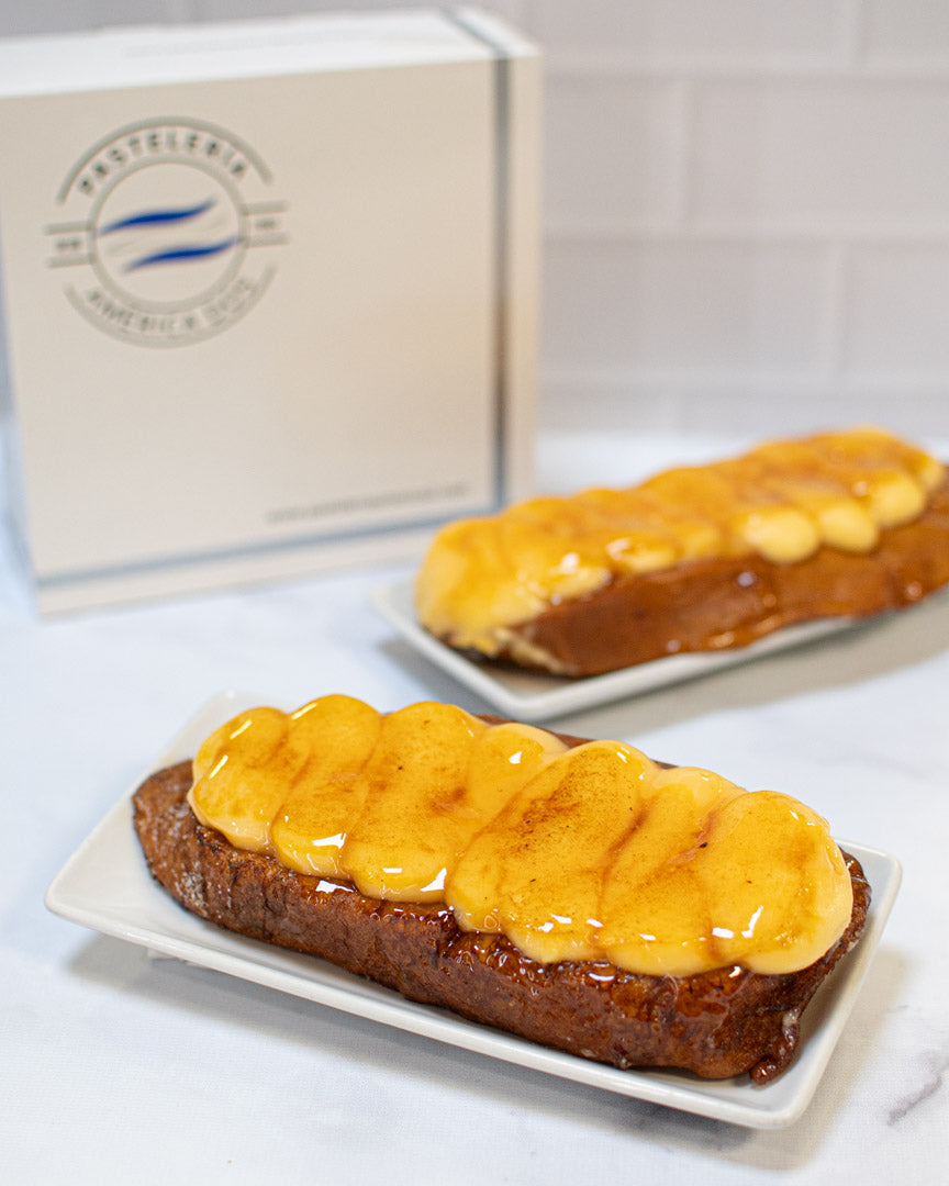 Torrijas de leche con crema catalana
